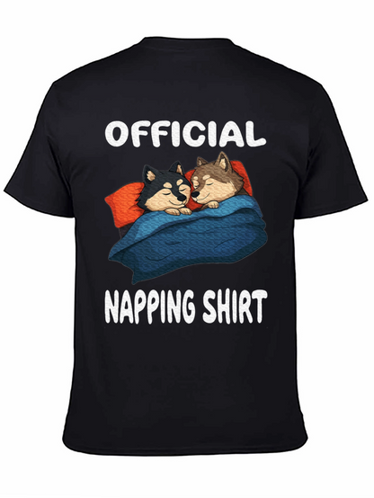 Official Napping Shirt with Sleeping Dogs