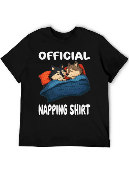 Official Napping Shirt with Sleeping Dogs