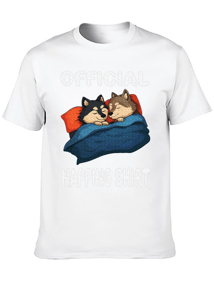 Official Napping Shirt with Sleeping Dogs