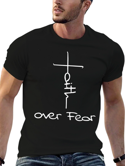 Faith Over Fear Graphic Tee - Christian Inspired T-Shirt