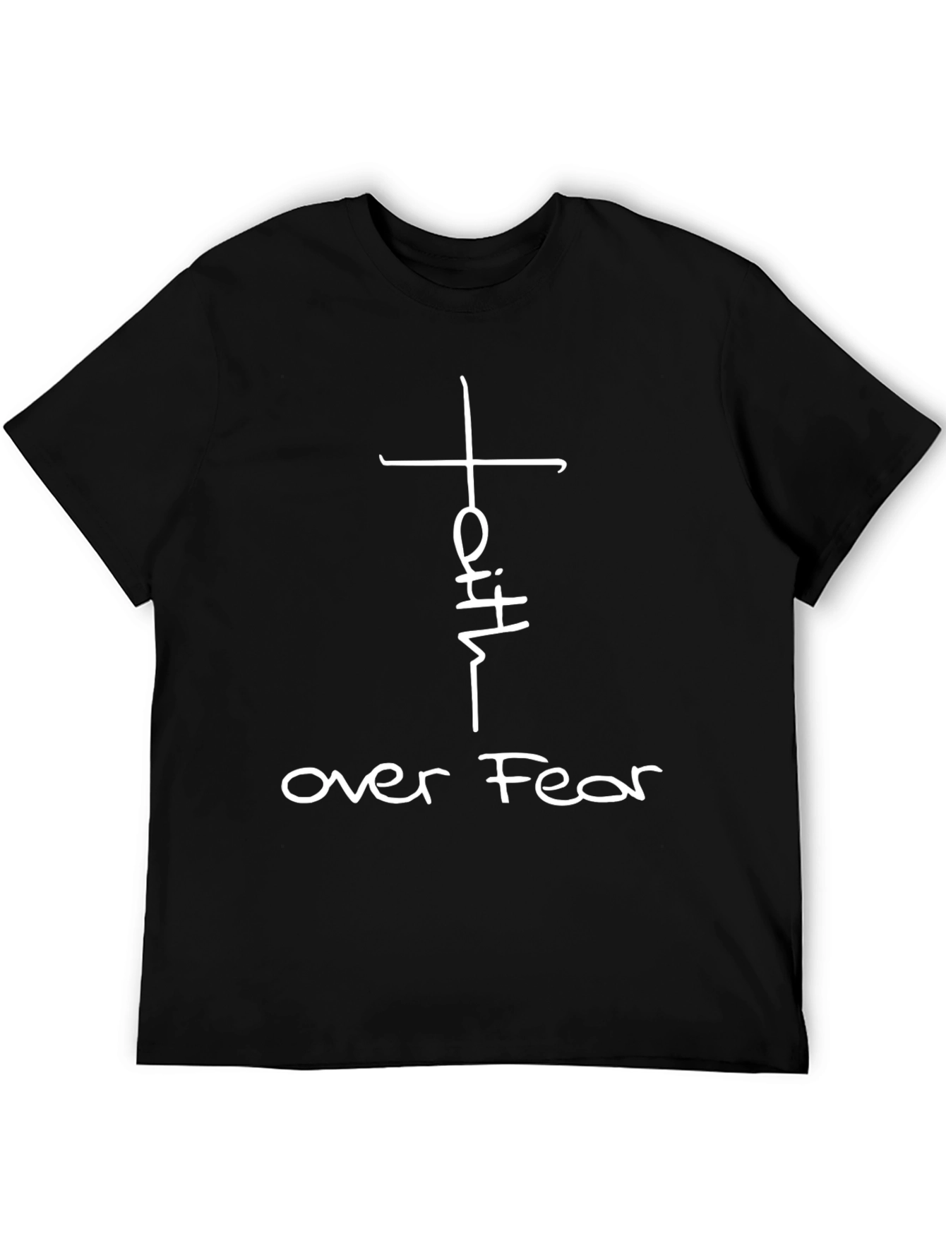 Faith Over Fear Graphic Tee - Christian Inspired T-Shirt