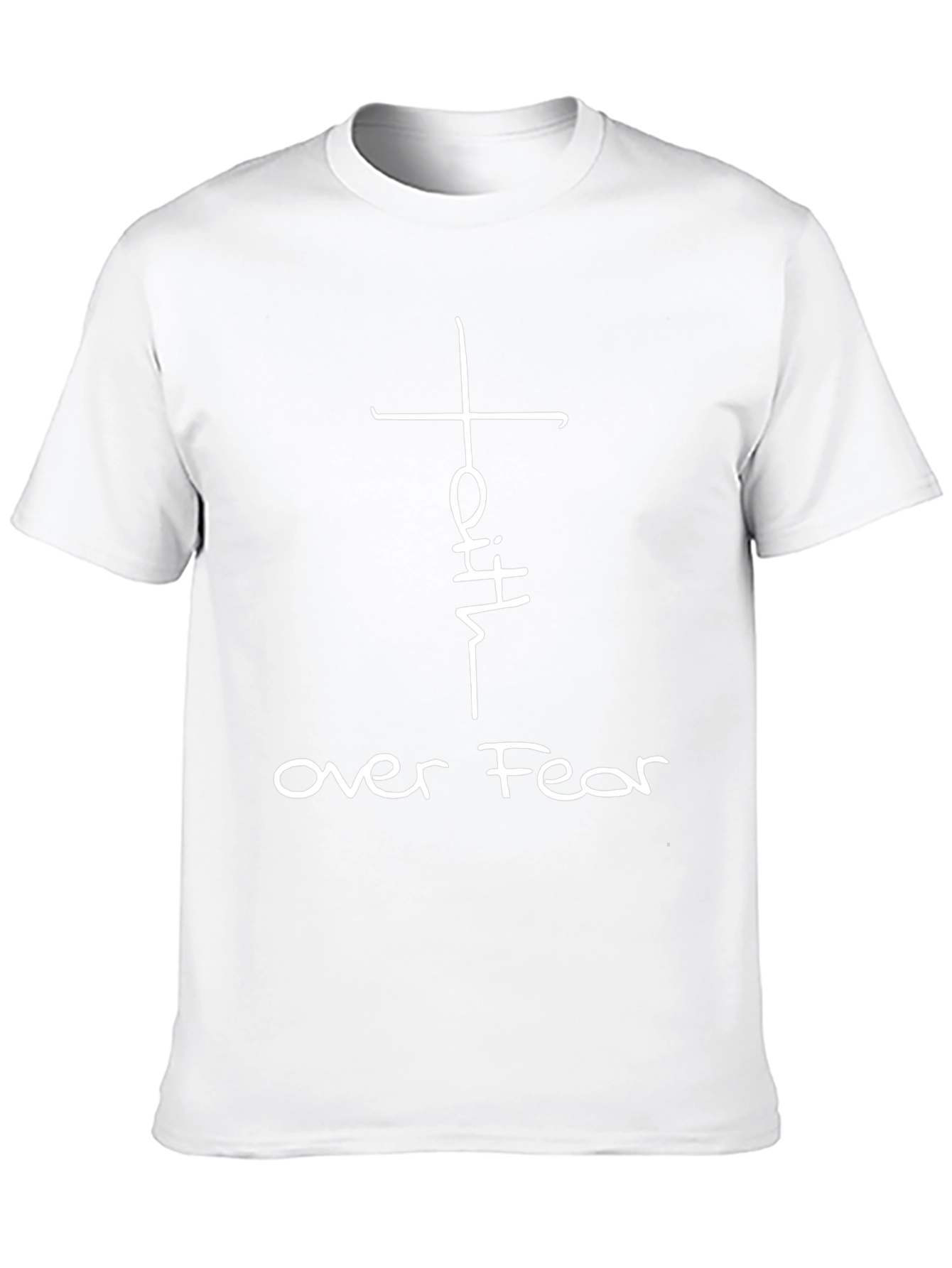Faith Over Fear Graphic Tee - Christian Inspired T-Shirt
