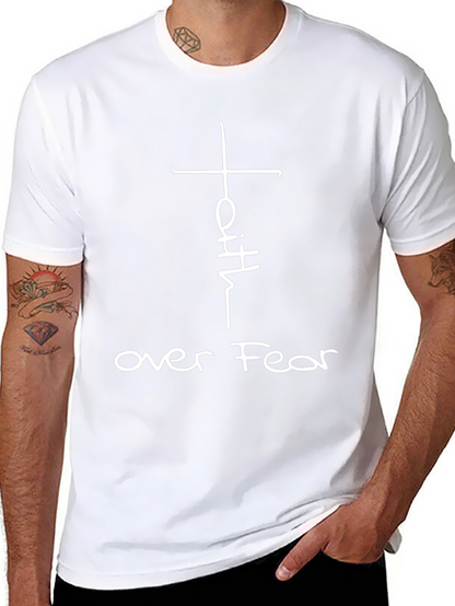 Faith Over Fear Graphic Tee - Christian Inspired T-Shirt