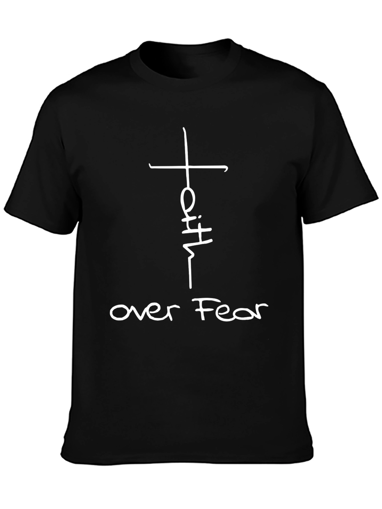 Faith Over Fear Graphic Tee - Christian Inspired T-Shirt