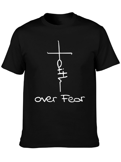 Faith Over Fear Graphic Tee - Christian Inspired T-Shirt