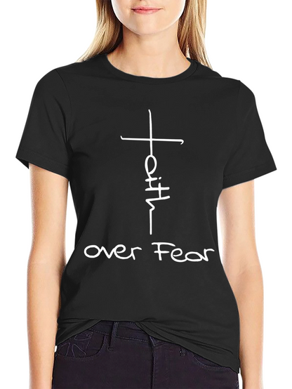 Faith Over Fear Graphic Tee - Christian Inspired T-Shirt
