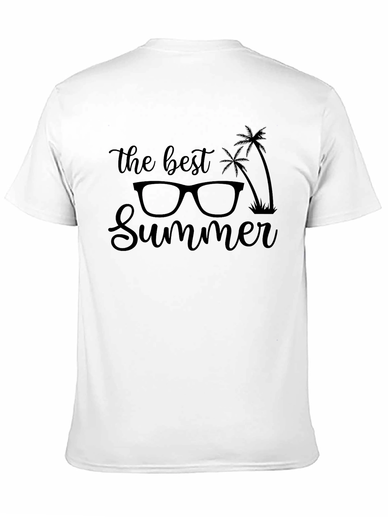 The Best Summer Black Graphic Tee