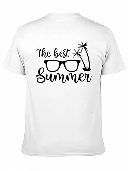 The Best Summer Black Graphic Tee