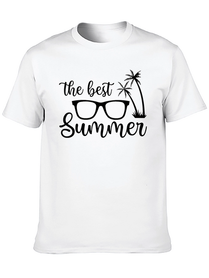 The Best Summer Black Graphic Tee