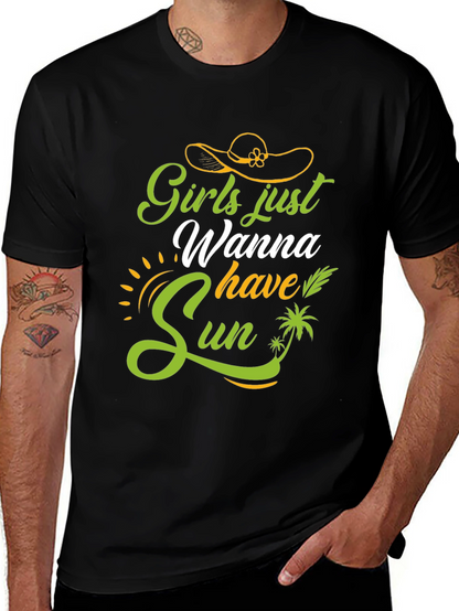 Girls Just Wanna Have Sun Graphic Tee