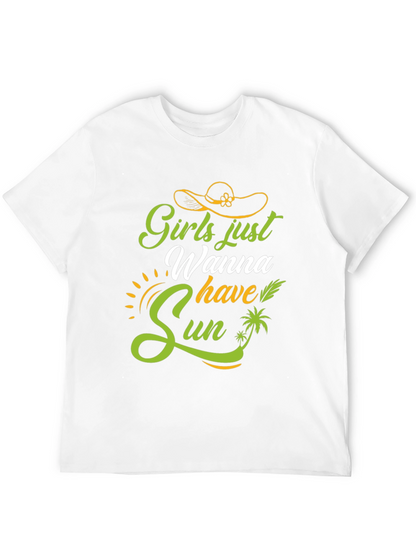 Girls Just Wanna Have Sun Graphic Tee