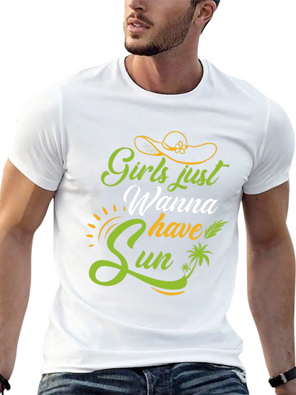 Girls Just Wanna Have Sun Graphic Tee