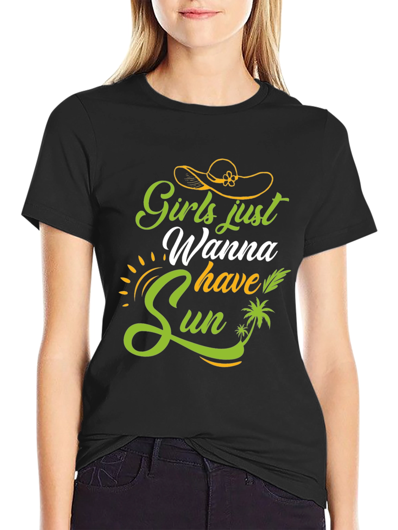 Girls Just Wanna Have Sun Graphic Tee