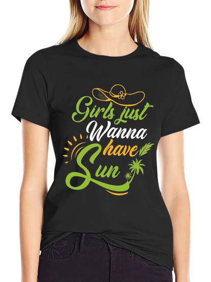 Girls Just Wanna Have Sun Graphic Tee