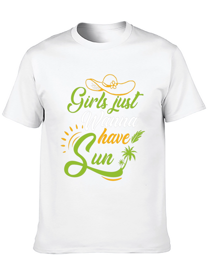 Girls Just Wanna Have Sun Graphic Tee