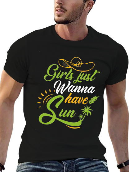 Girls Just Wanna Have Sun Graphic Tee