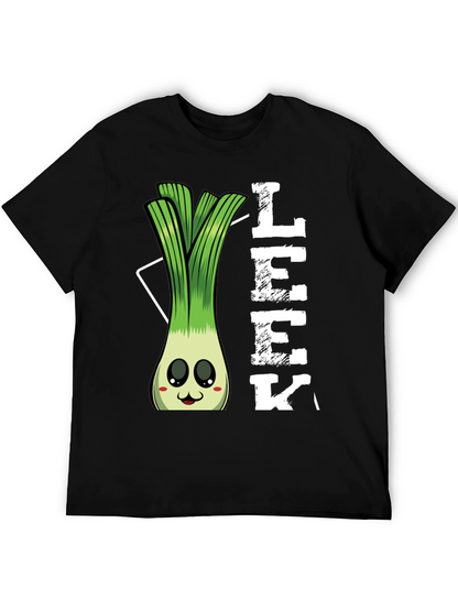 Funny Leek Cartoon T-Shirt