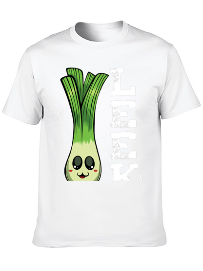 Funny Leek Cartoon T-Shirt