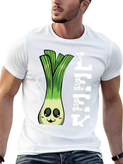 Funny Leek Cartoon T-Shirt