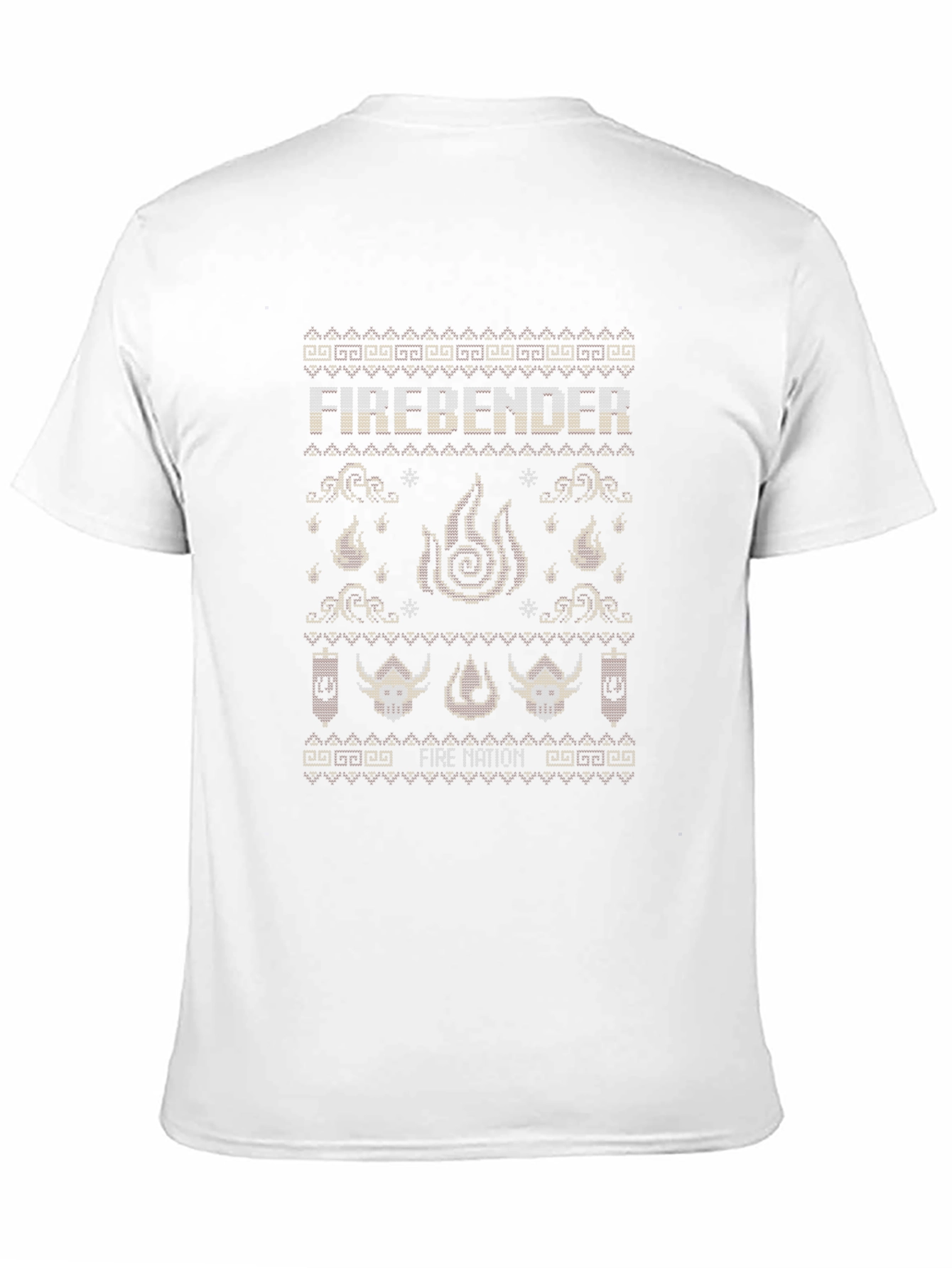 Firebender Ugly Christmas Sweater Style T-Shirt