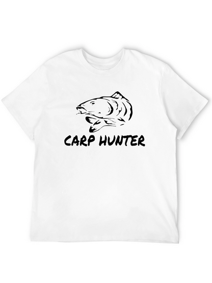 Carp Hunter Black T-Shirt - Fishing Apparel