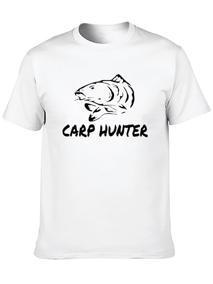 Carp Hunter Black T-Shirt - Fishing Apparel