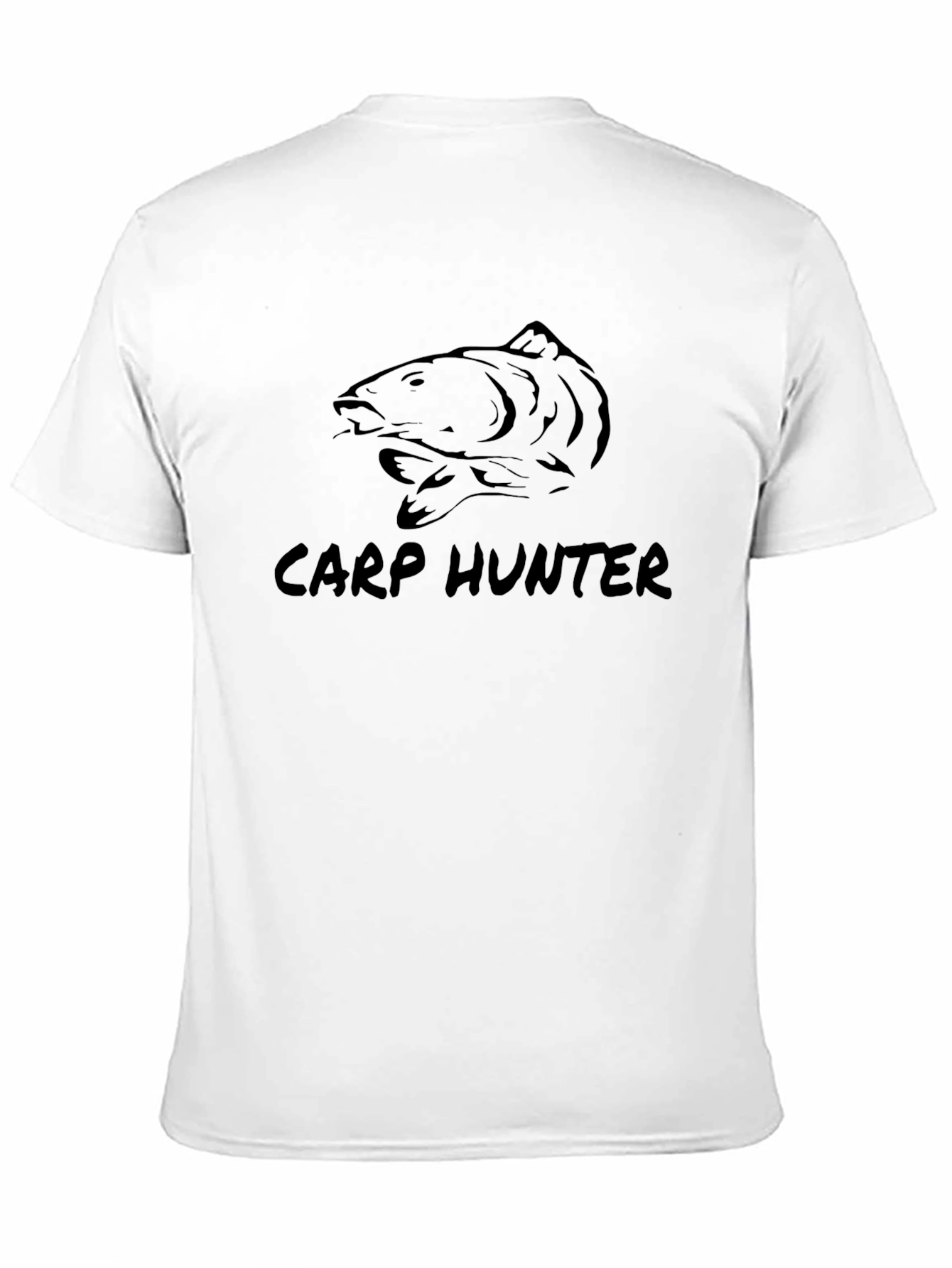 Carp Hunter Black T-Shirt - Fishing Apparel