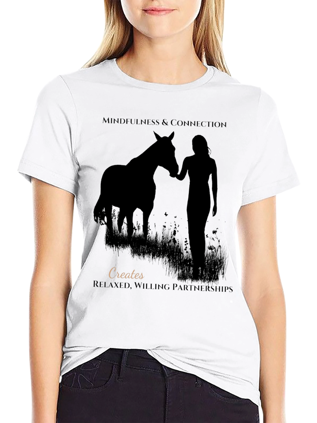 Mindfulness Horse Connection T-Shirt