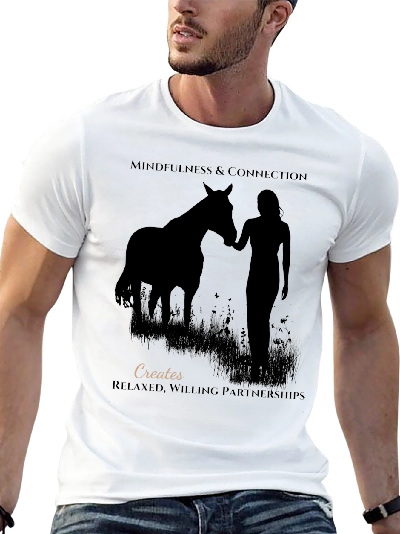 Mindfulness Horse Connection T-Shirt