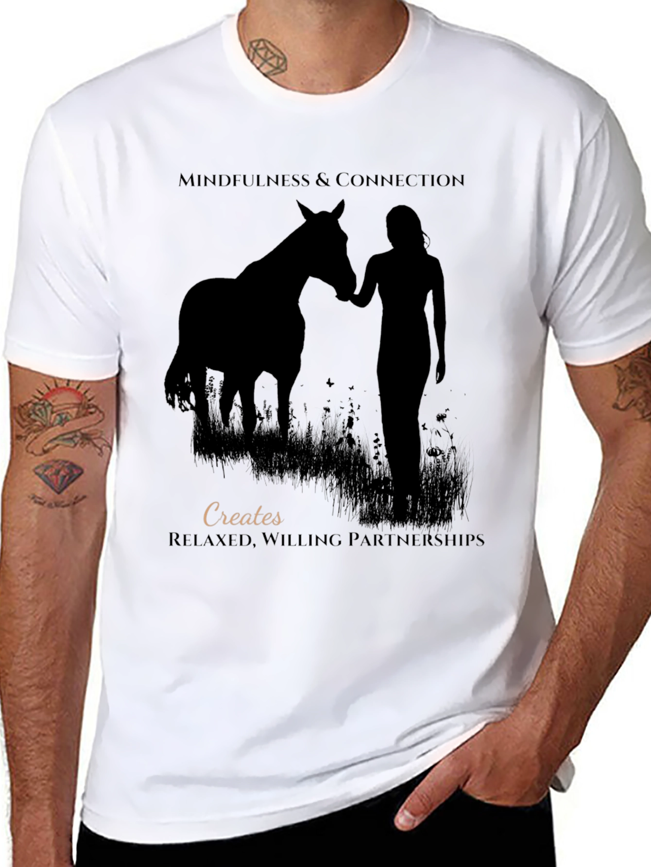 Mindfulness Horse Connection T-Shirt