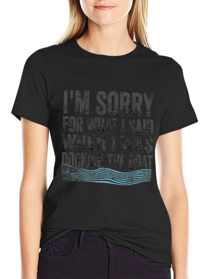 Docking The Boat Funny T-Shirt