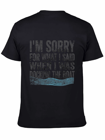 Docking The Boat Funny T-Shirt