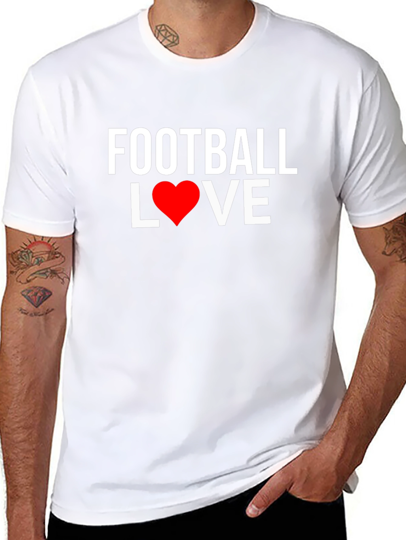 Football Love Graphic T-Shirt