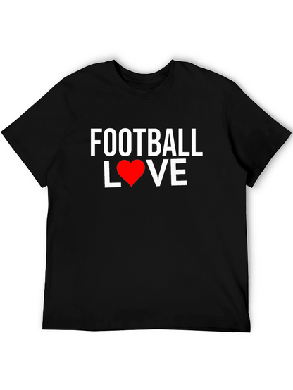 Football Love Graphic T-Shirt