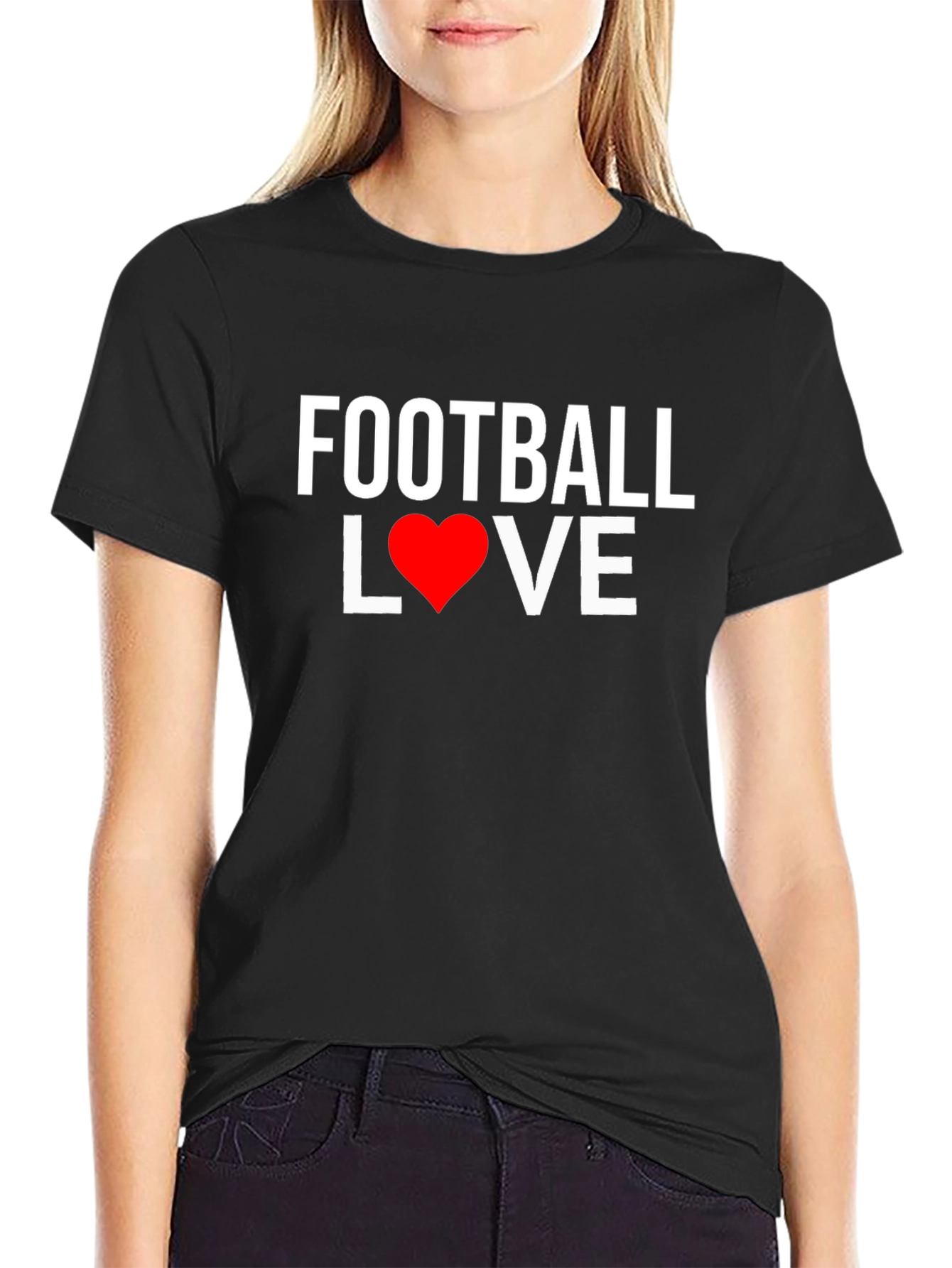 Football Love Graphic T-Shirt
