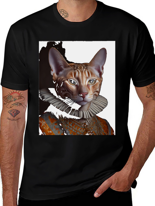 Royal Cat Portrait T-Shirt