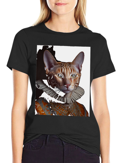 Royal Cat Portrait T-Shirt