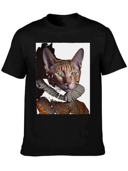 Royal Cat Portrait T-Shirt