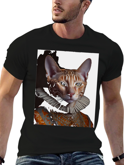 Royal Cat Portrait T-Shirt