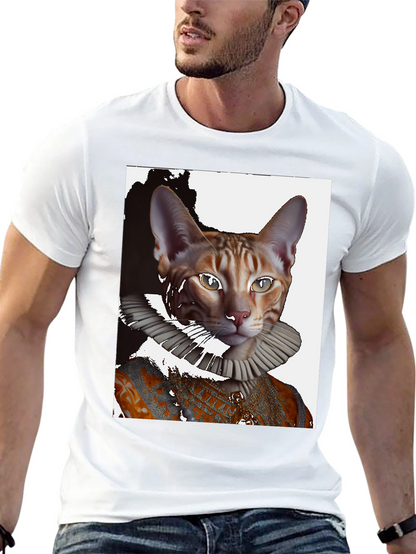 Royal Cat Portrait T-Shirt