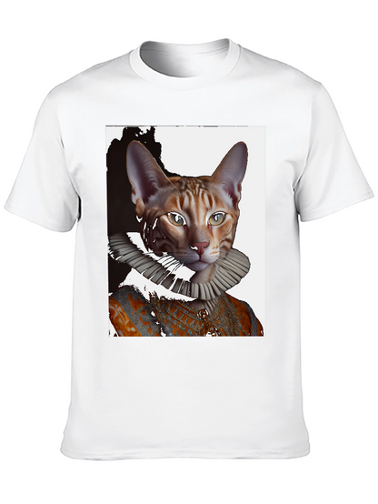 Royal Cat Portrait T-Shirt