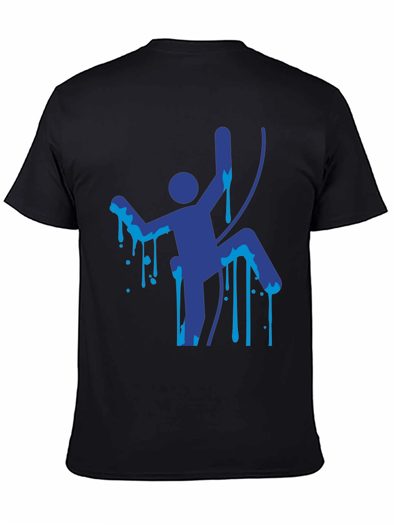 Climbing Man Graphic Tee - Unique Design