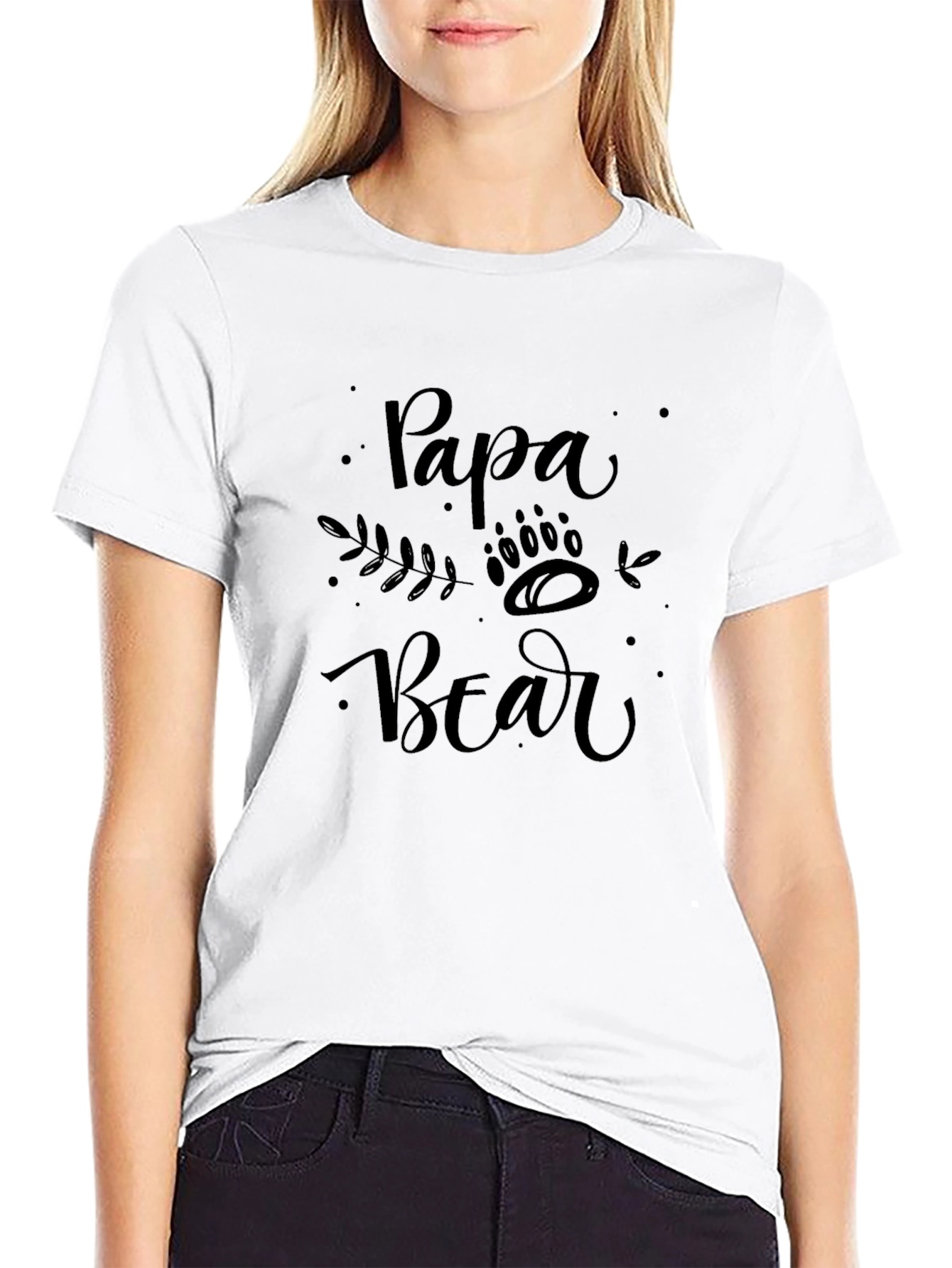 Papa Bear Graphic T-Shirt - Fathers Day Gift