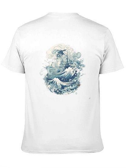Great Wave Graphic Tee - Stylish Ocean Wave Design