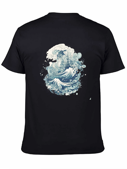 Great Wave Graphic Tee - Stylish Ocean Wave Design