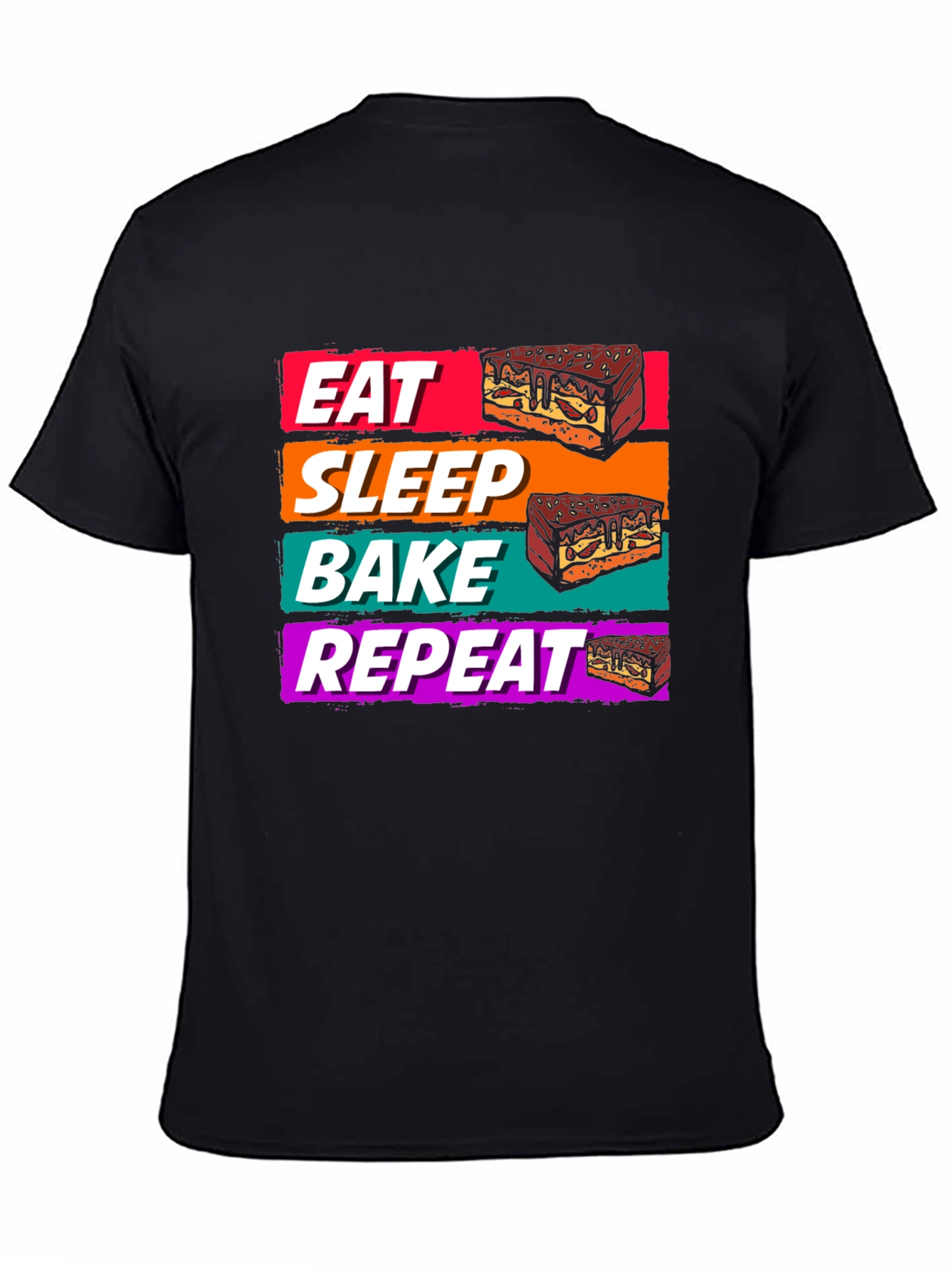 Eat Sleep Bake Repeat T-Shirt - Baking Lover Tee