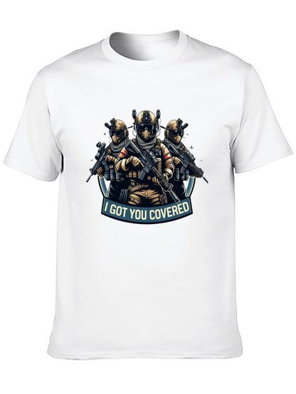 I Got You Covered T-Shirt Tactical Soldiers Graphic