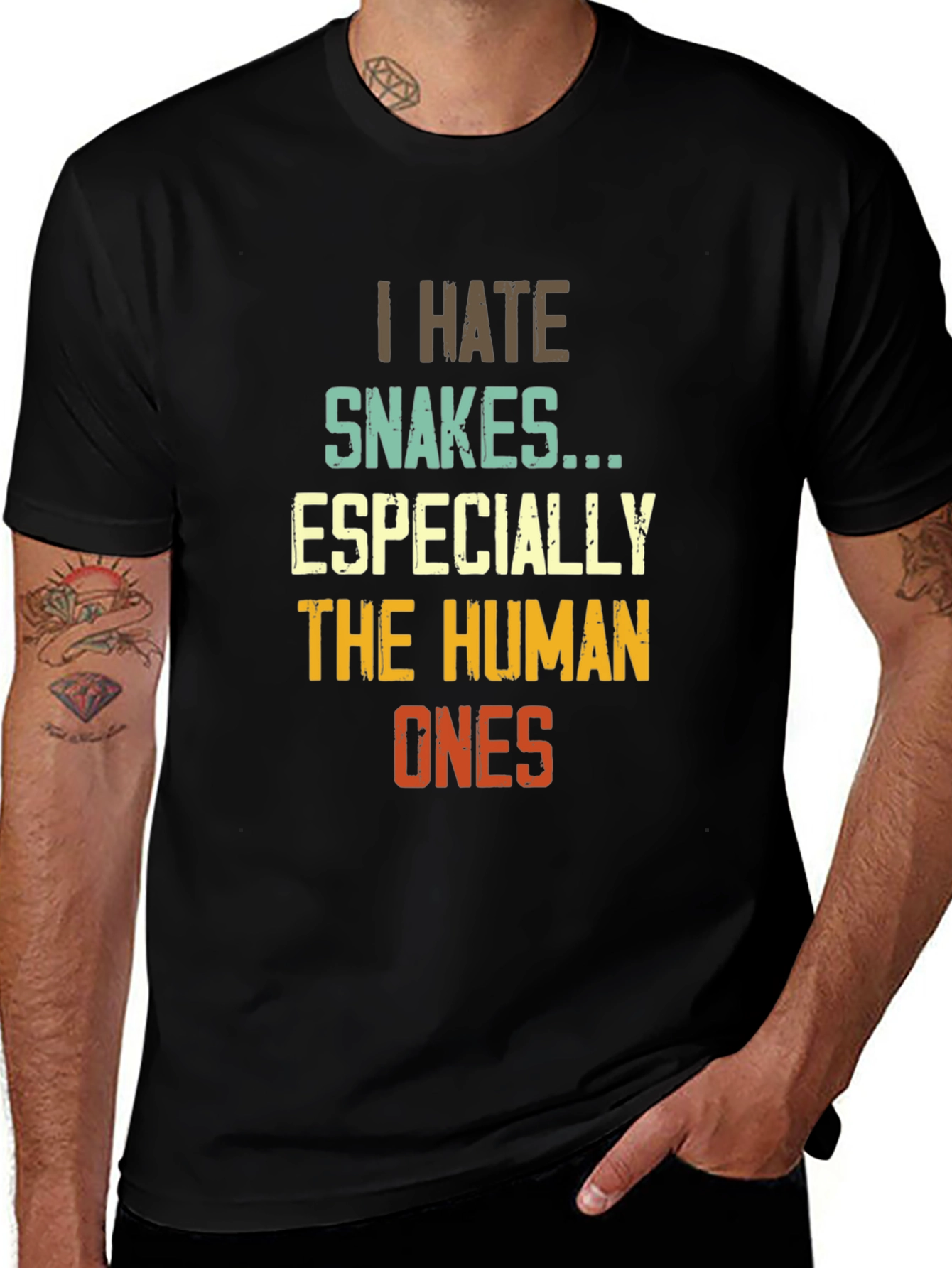 I Hate Snakes Especially The Human Ones T-Shirt