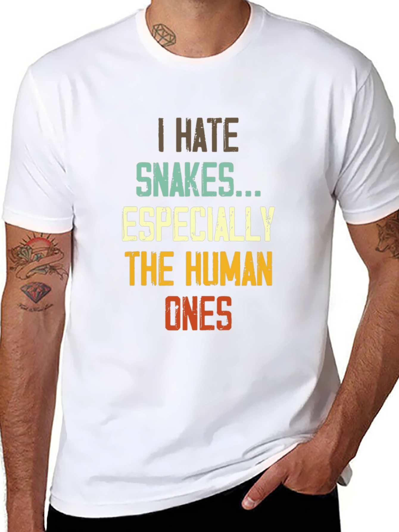 I Hate Snakes Especially The Human Ones T-Shirt