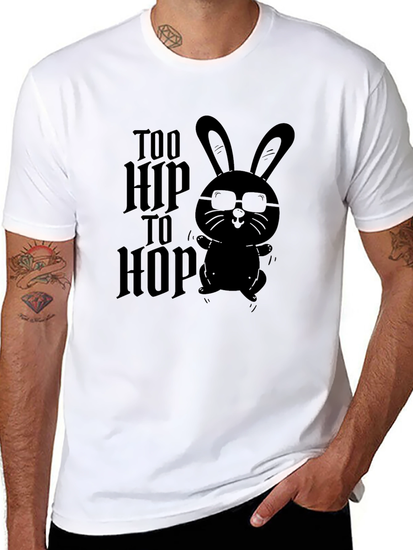 Too Hip to Hop - Graphic T-Shirt